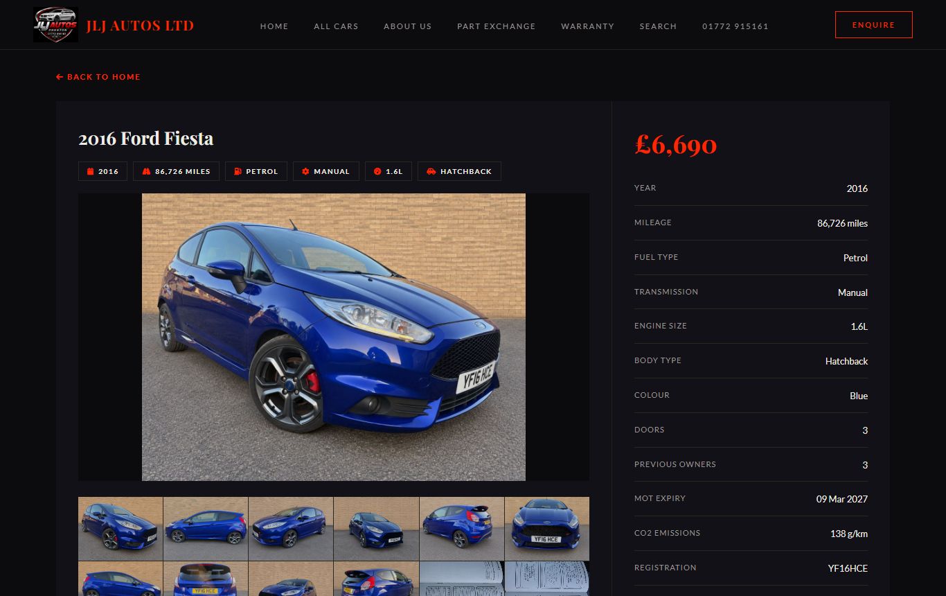 A JLJ car page